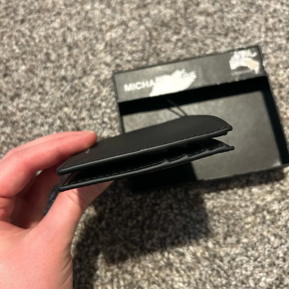 Michael Kors Men’s Black Leather Bifold